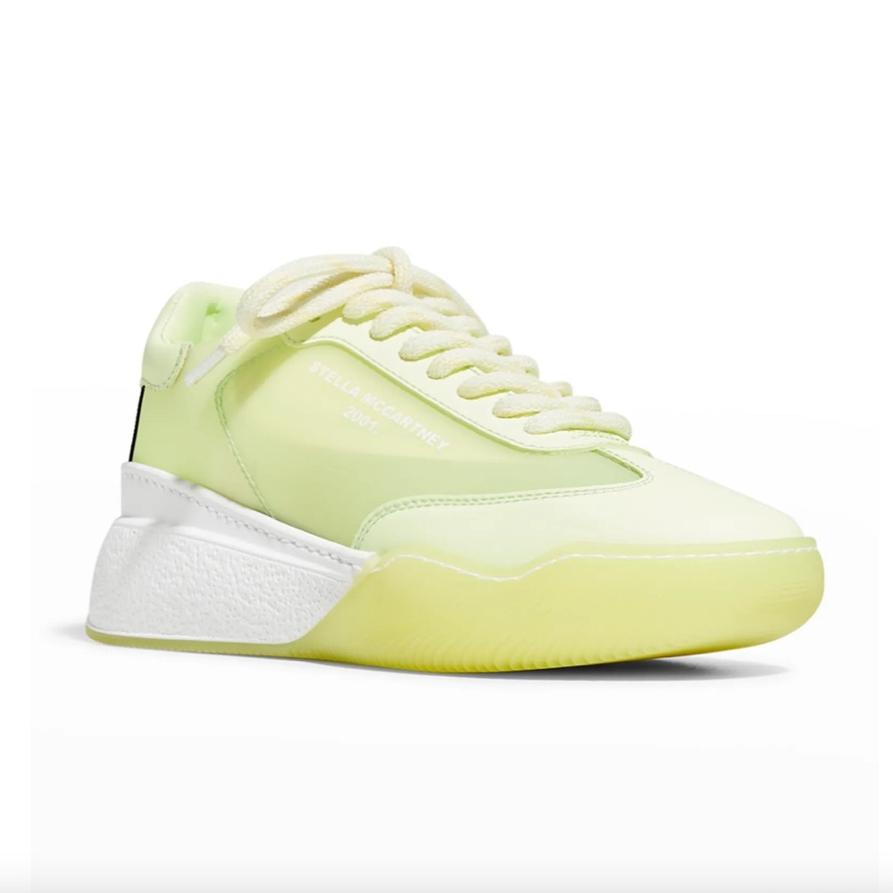 NIB $595 Stella McCartney Loop Faux Leather Runner Sneakers in size 9!